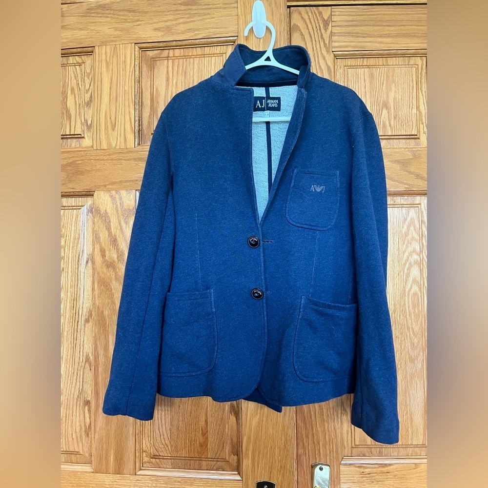 Armani Jeans - Women’s Blue Blazer Jacket